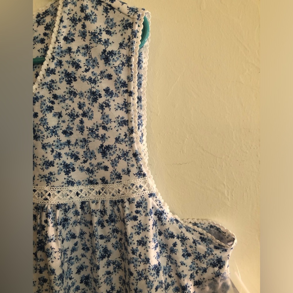 CROFT & BARROW Womens Nightgown Plus Size 3X Floral Sleeveless Pintuck Front New - Picture 4 of 10